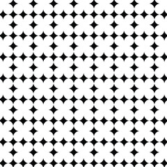 Seamless black and white diamond grid pattern.