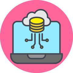 Data Storage Vector Icon