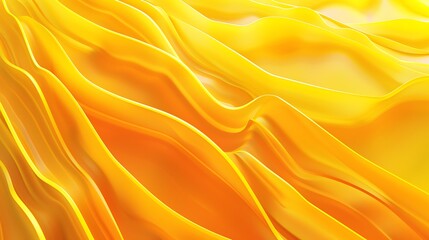 Obraz premium Bright sunny yellow dynamic abstract background. Modern lemon orange color. Fresh business banner for sales, event, holidays, party, Halloween, birthday, falling. Fast moving 3D lines 