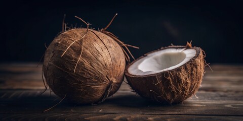 coconut on the beach