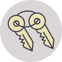 Keys Vector Icon