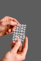 Acne pimple patch effective bandage to clean your face from open and closed pimples. Acne pimple patch that helps to get rid of zits on problematic parts of skin.