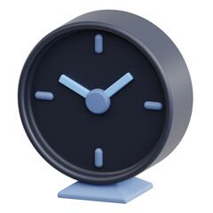 Clock 3D Icon Illustration