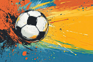 A sports background for Sports Day, featuring dynamic graphic designs ideal for decorating gift certificates, banners, and flyers.
