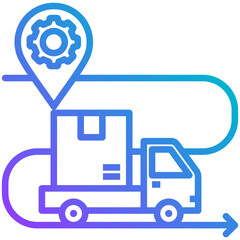 Tracking Delivery Icon