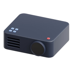 Projector 3D Icon Illustration
