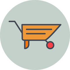 Garden Cart Vector Icon