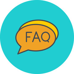 FAQ Section Vector Icon