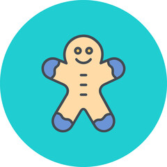 Gingerbread Vector Icon