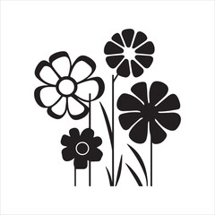 flower vector icon
