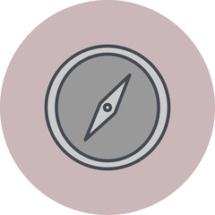 Compass Vector Icon
