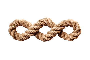 Obraz premium Close-up of Rope Frame Knot