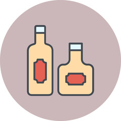 Wine Collection Vector Icon