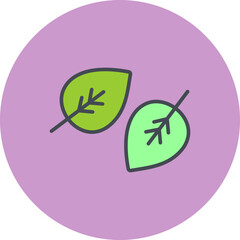 Fallen Leaf Vector Icon