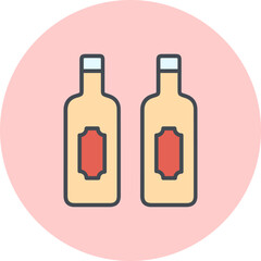 Wine Pairing Vector Icon