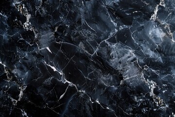 Black Marble Texture: A Close-Up View of Elegant Patterns