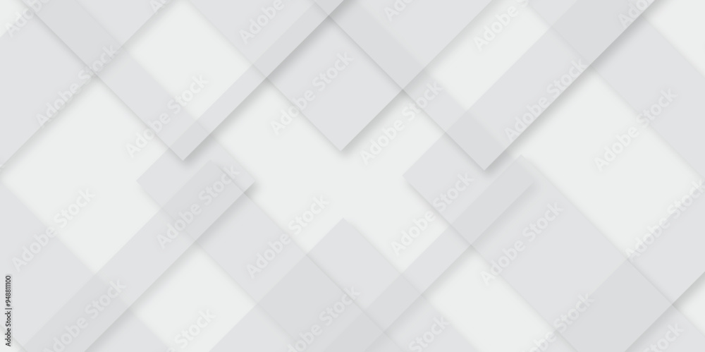 Poster abstract modern white and gray pattern geometric luxury gradient line background random square shape