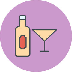 Wine Vine Vector Icon
