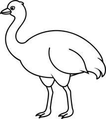 Obraz premium Colorful bird vector for kids imaginative play 