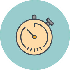 Stopwatch Vector Icon