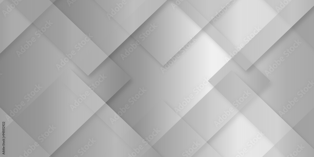 Poster abstract modern gray pattern geometric luxury gradient line background random square shape design. 3