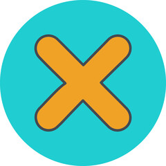 Fototapeta premium Close Vector Icon