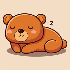 Peaceful Teddy Bear Sleep