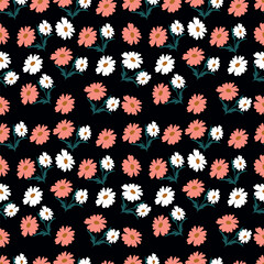 beautiful flower seamless pattern with background