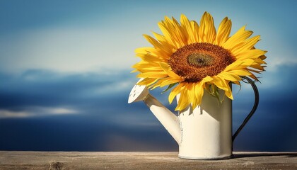 sunflowers in a vase