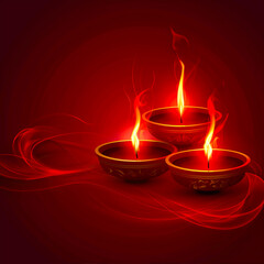 Happy Diwali Festival Background