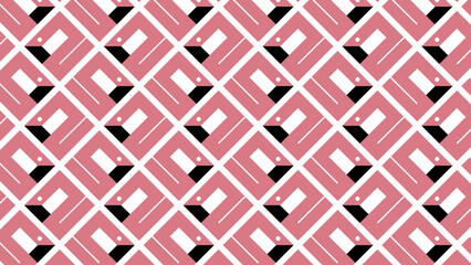 Geometric flamingo pattern © Natchapon