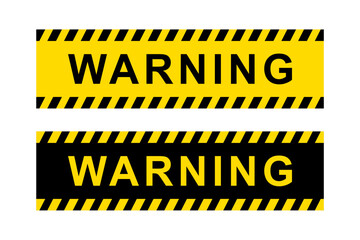 Danger, Warning, and Caution Signs - Vector Illustration. Editable and Scalable EPS File. Isolated on White Background. Perfect for Safety Stickers, Banners, and Warning Labels