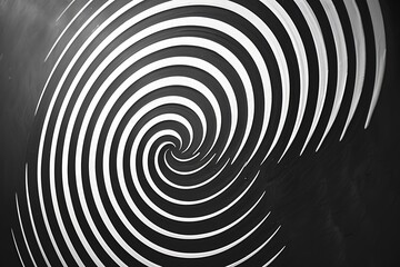 Obraz premium Pulsating circles, expanding waves, dynamic energy, black and white contrast, optical illusion, rhythmic motion, kinetic art, visual depth, hypnotic effect, intricate patterns