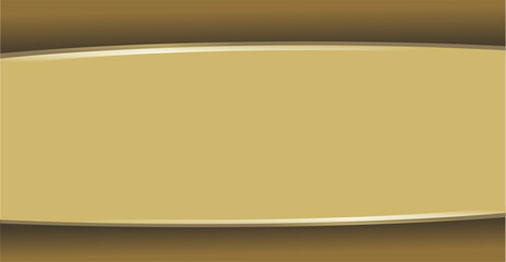 Obraz premium composition of curved lines with brown and gold colors and empty space as background inspiration for visual communication design