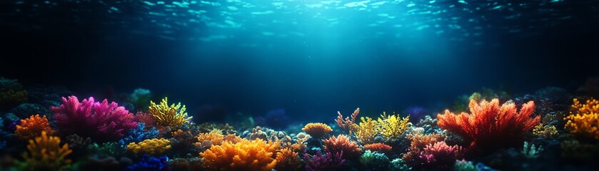 Fototapeta premium A breathtaking underwater utopia