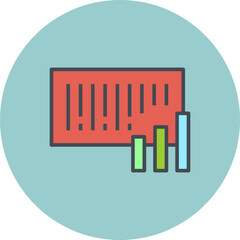 Barcode Analytics Vector Icon