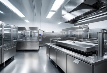 state art production facility featuring advanced food processing machinery innovative technology high efficiency food manufacturing, industrial, equipment