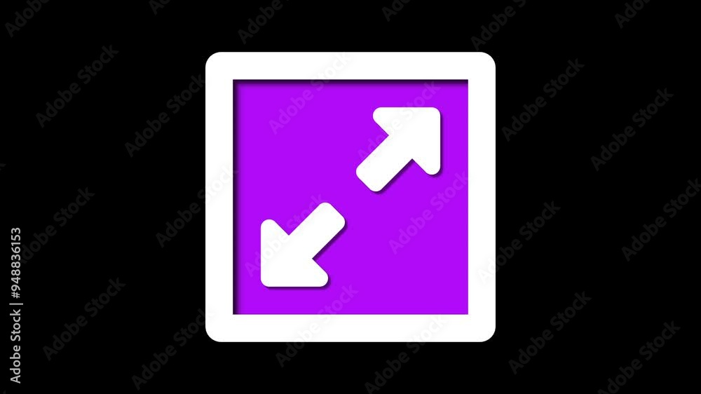 Poster unfolding the expand icon using animation to enhance interactive experiences . animation in expand i