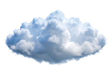 clean white cloud   isolated on white background 