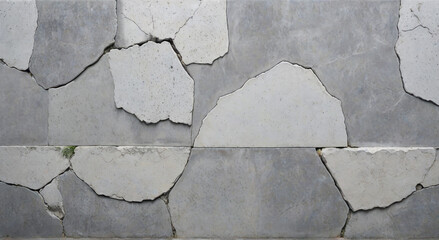 Obraz premium old cracked concrete wall