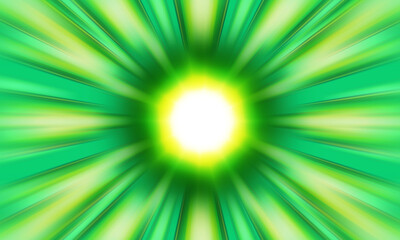 abstract circle gradient white and yellow and green on green speed and laser background, texture, object, banner, template, fashion, gift, card, copy space