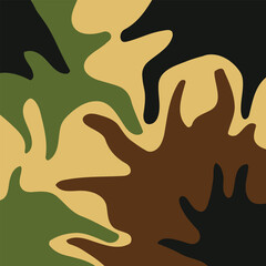 forest camouflage pattern outdoor art