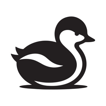 recommend clip art: Little Grebe Silhouette Vector Graphics - Perfect for Any Project