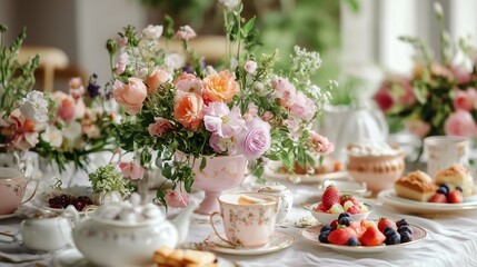 bridgerton tea party decor