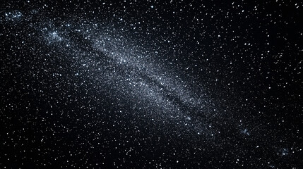 starry night sky, showcasing a vast galaxy filled with twinkling stars. The cosmic landscape captures the endless mysteries of the universe