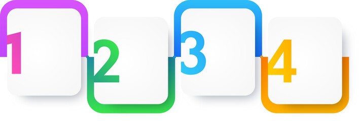 Infographic template frame timeline process 4 option
