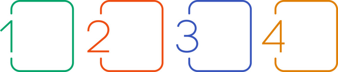 Infographic template timeline process 4 option