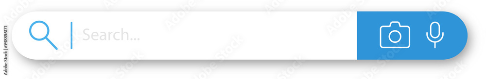 Canvas Prints search bar flat stylr for ui
