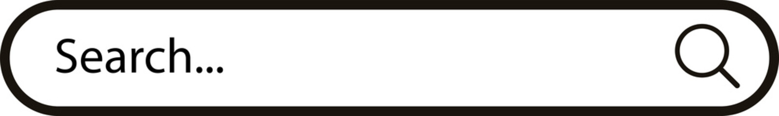 Search bar flat style for ui