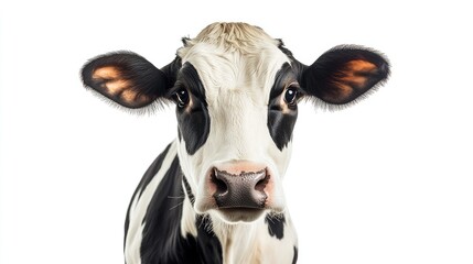 cow isolated on white